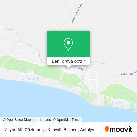 Zeytin Altı Gözleme ve Kahvaltı Bahçesi harita
