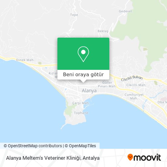 Alanya Meltem's Veteriner Kliniği harita