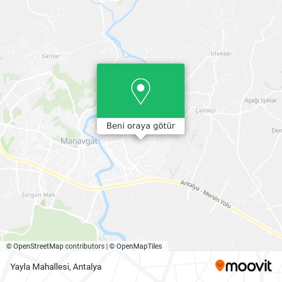Yayla Mahallesi harita