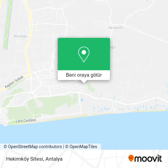 Hekimköy Sitesi harita