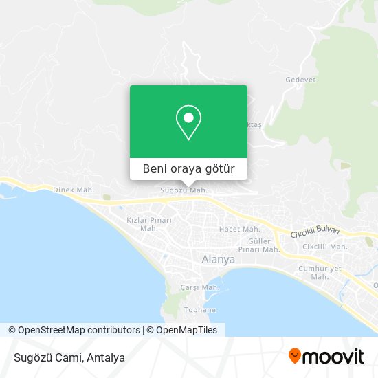 Sugözü Cami harita