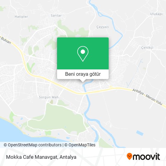 Mokka Cafe Manavgat harita