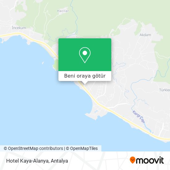 Hotel Kaya-Alanya harita