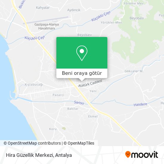 Hira Güzellik Merkezi harita