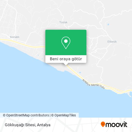 Gökkuşağı Sitesi harita