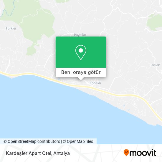 Kardeşler Apart Otel harita