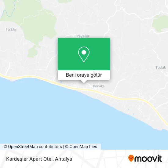 Kardeşler Apart Otel harita