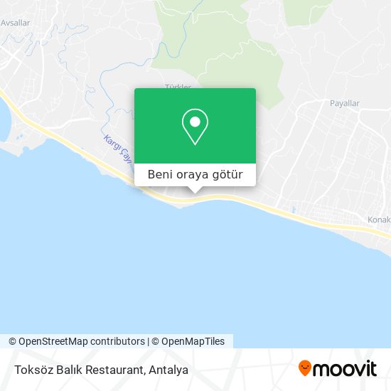 Toksöz Balık Restaurant harita