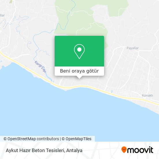 Aykut Hazır Beton Tesisleri harita