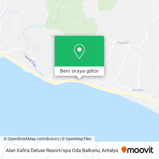 Alan Xafira Deluxe Resort / spa Oda Balkonu harita