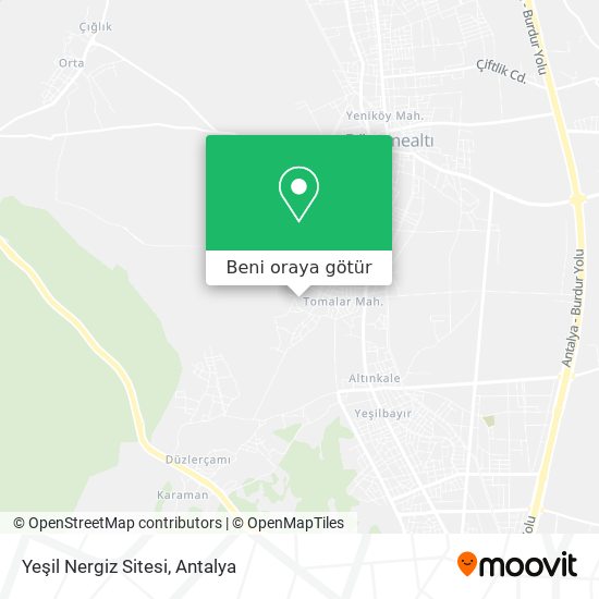 Yeşil Nergiz Sitesi harita