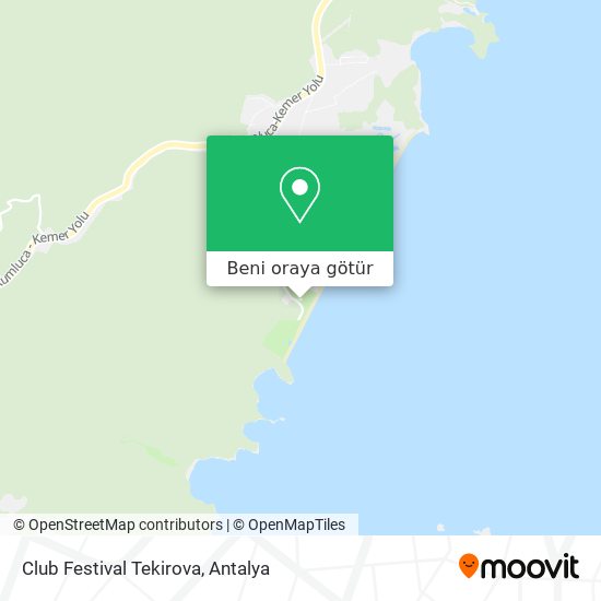 Club Festival Tekirova harita