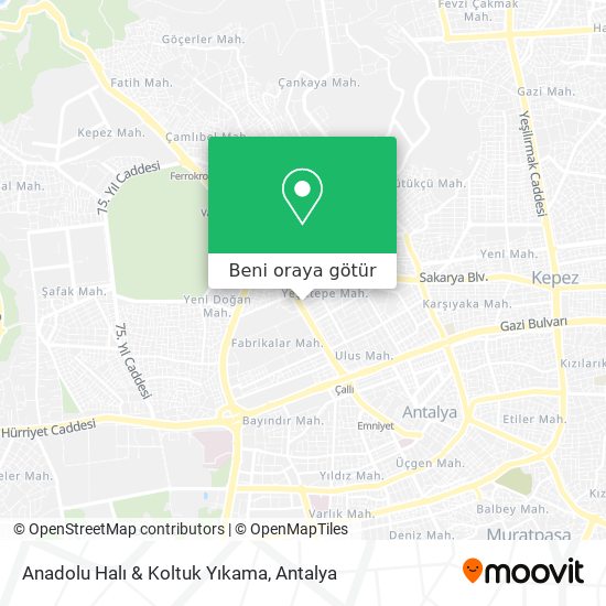 Anadolu Halı & Koltuk Yıkama harita