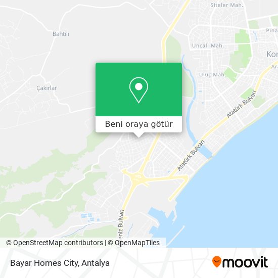 Bayar Homes City harita