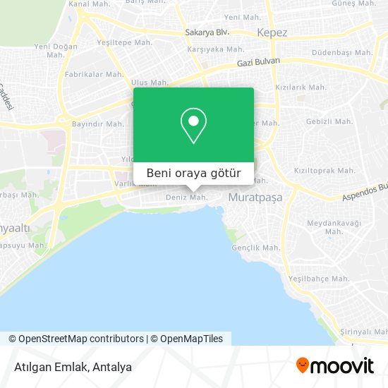 Atılgan Emlak harita