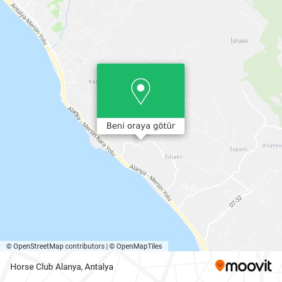 Horse Club Alanya harita