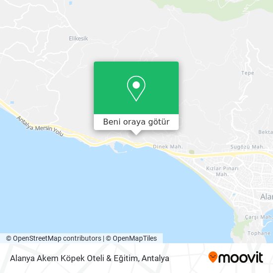 Alanya Akem Köpek Oteli & Eğitim harita