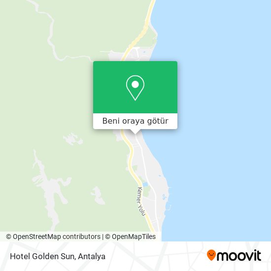 Hotel Golden Sun harita