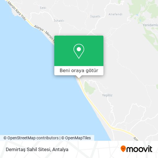 Demirtaş Sahil Sitesi harita