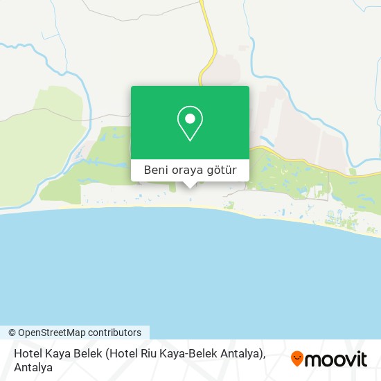 Hotel Kaya Belek (Hotel Riu Kaya-Belek Antalya) harita