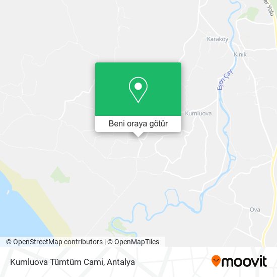 Kumluova Tümtüm Cami harita