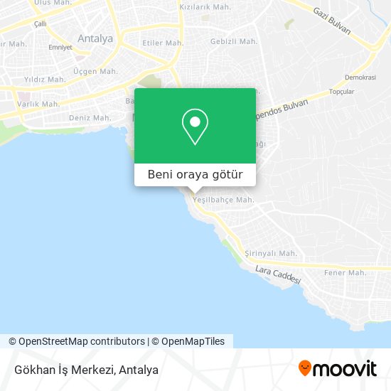Gökhan İş Merkezi harita