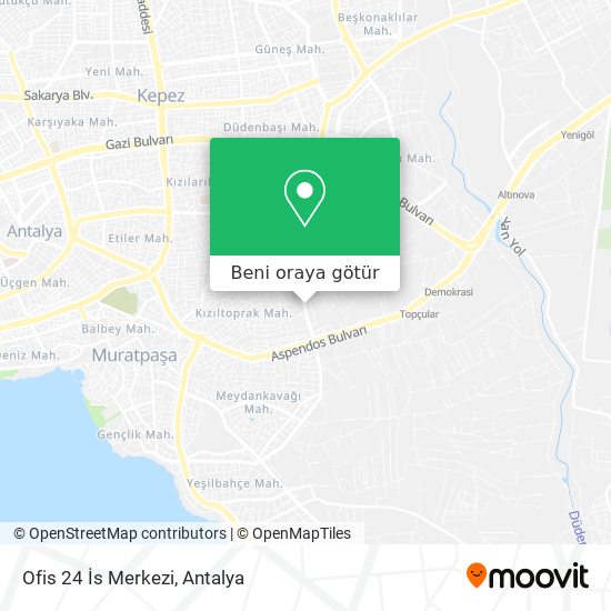 Ofis 24 İs Merkezi harita