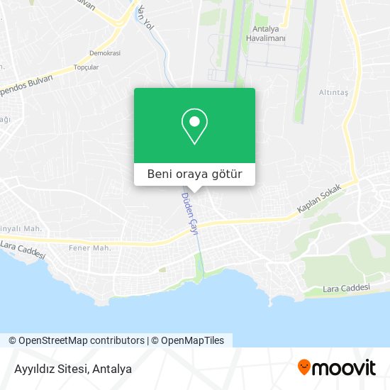 Ayyıldız Sitesi harita