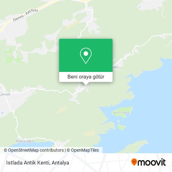 Istlada Antik Kenti harita