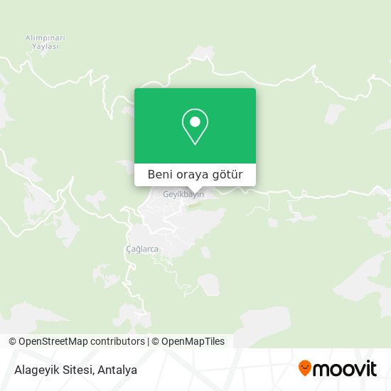 Alageyik Sitesi harita
