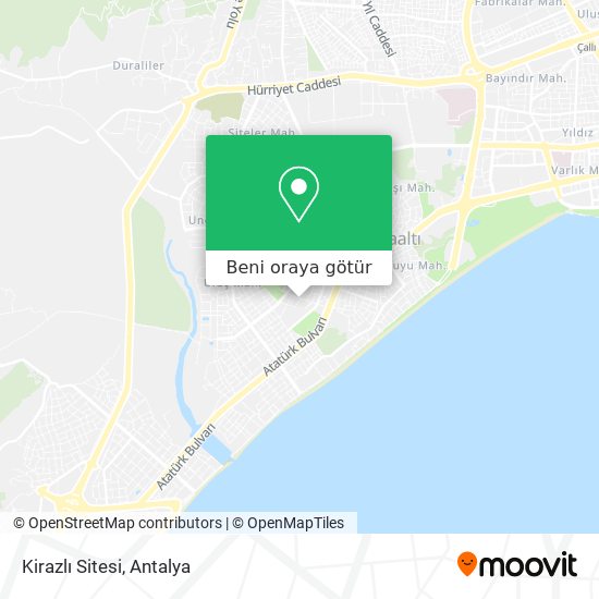 Kirazlı Sitesi harita
