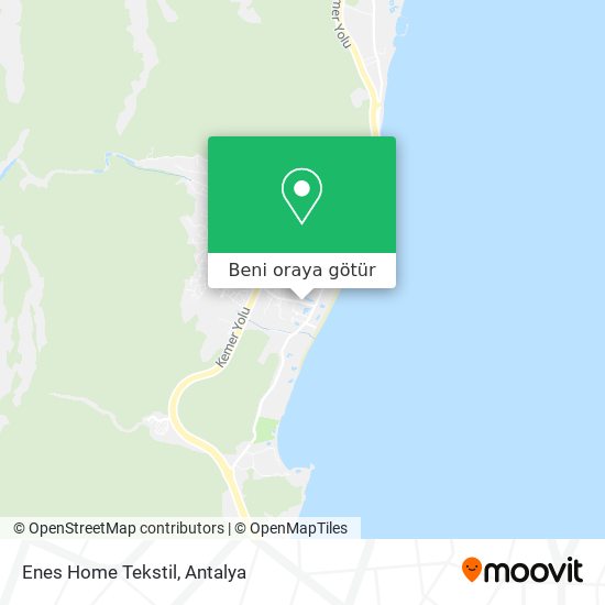 Enes Home Tekstil harita