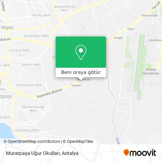 Muratpaşa Uğur Okulları harita