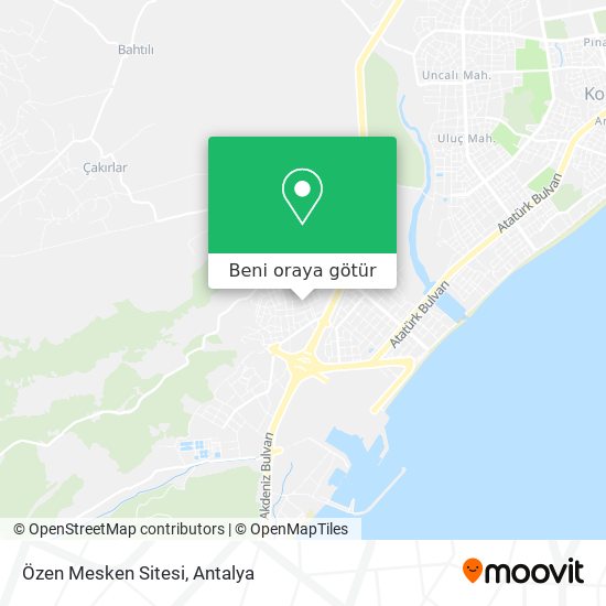 Özen Mesken Sitesi harita
