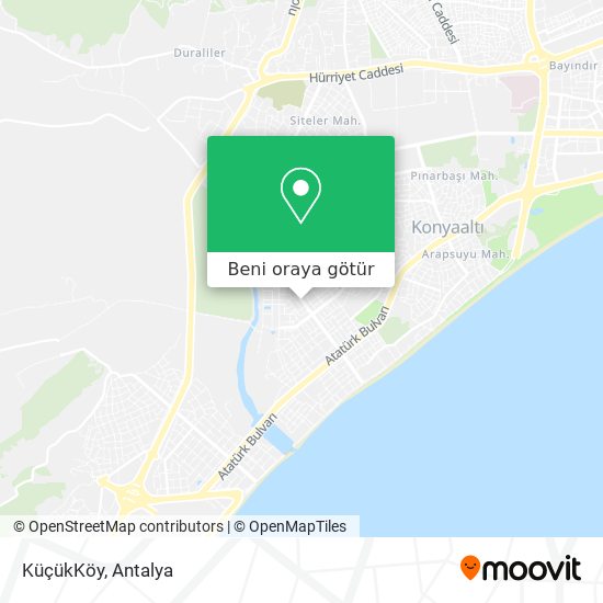 KüçükKöy harita