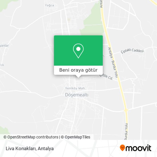 Liva Konakları harita