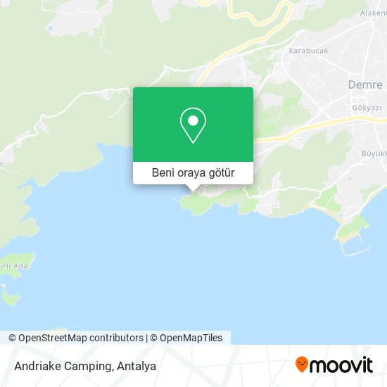 Andriake Camping harita