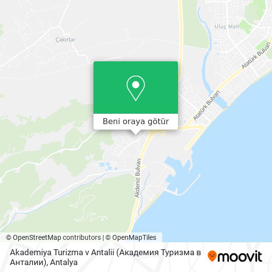 Akademiya Turizma v Antalii (Академия Туризма в Анталии) harita