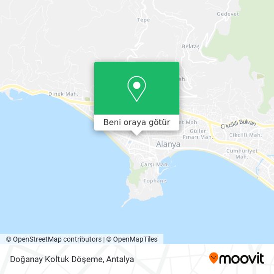 Doğanay Koltuk Döşeme harita