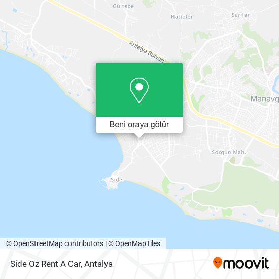 Side Oz Rent A Car harita
