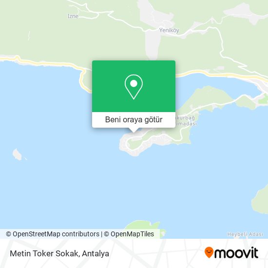 Metin Toker Sokak harita