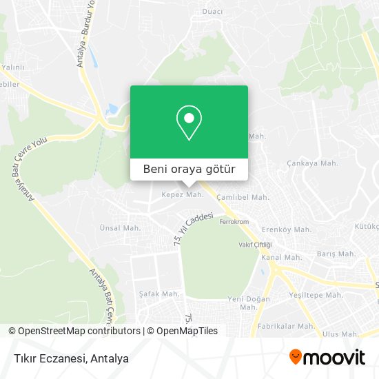 Tıkır Eczanesi harita