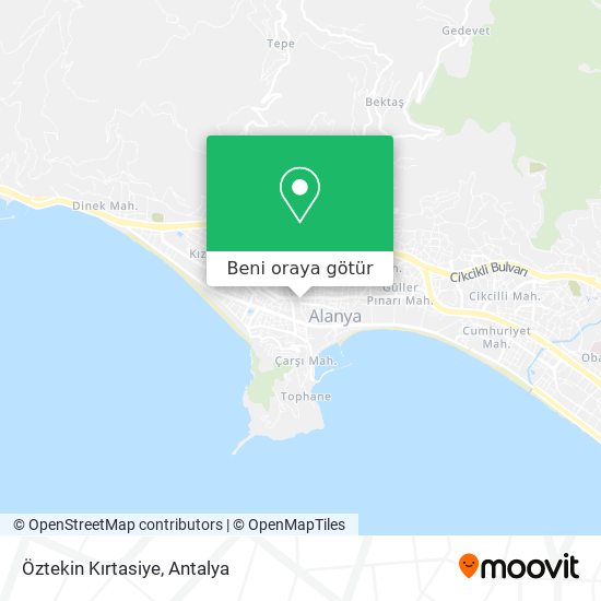 Öztekin Kırtasiye harita