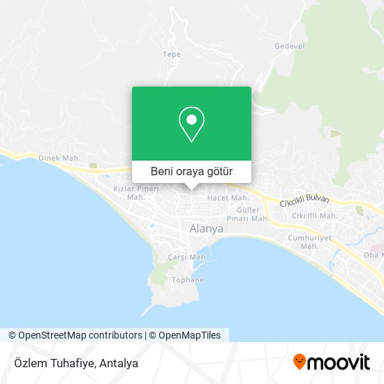 Özlem Tuhafiye harita