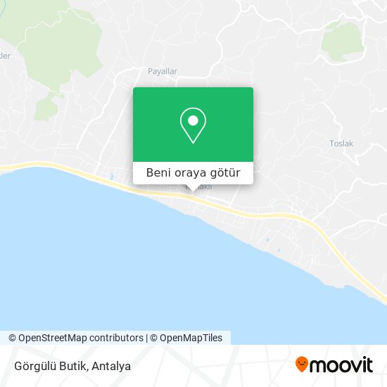 Görgülü Butik harita