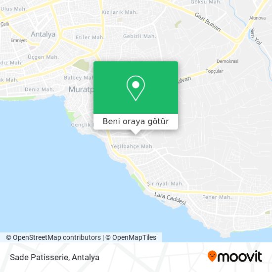 Sade Patisserie harita