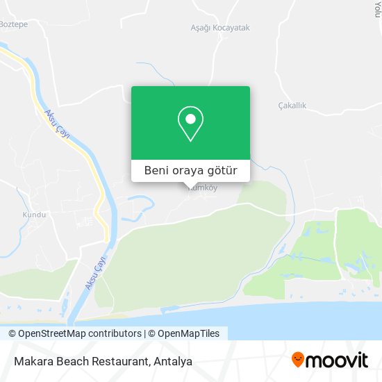 Makara Beach Restaurant harita