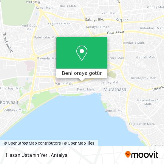 Hasan Usta'nın Yeri harita