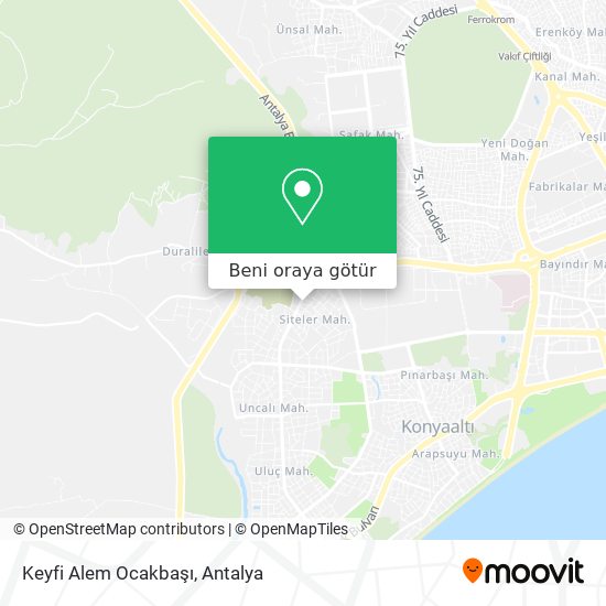 Keyfi Alem Ocakbaşı harita