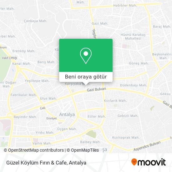 Güzel Köylüm Fırın & Cafe harita